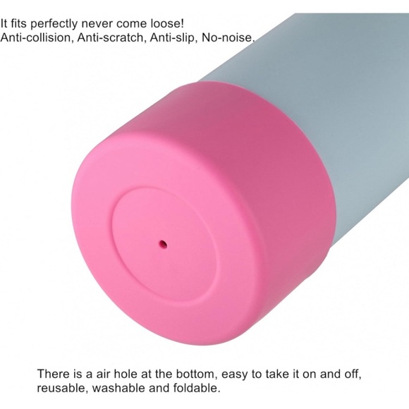 Pink Silicone Boot For Stanley Cup & Other Tumblers - Picture 2 of 3